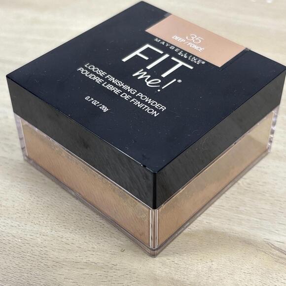 2- Maybelline Fit Me Loose Finishing Powder #35 DEEP 0.7 Oz. (WYZ) - Picture 2 of 4